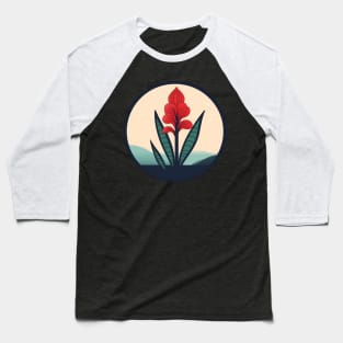 Alpinia Red Ginger Flower, Love Plants Baseball T-Shirt